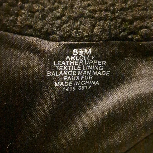 Black Leather Anne Klein Sport Boots - Picture 9 of 9